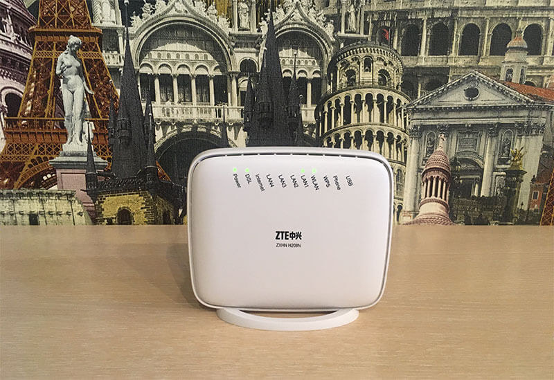 Внешний вид модема ZTE ZXHN H208N